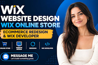 wix website design, redesign wix website design wix website development