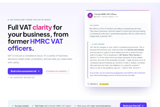 provide vat advisory and consultancy services
