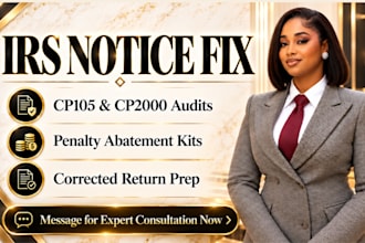 resolve irs cp105 notice and draft gift tax penalty abatement letter