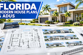 prepare florida modern house plans residential design adu floor plans elevation