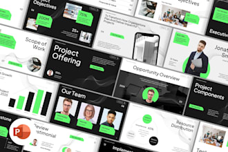 design or redesign powerpoint presentation slide company presentation