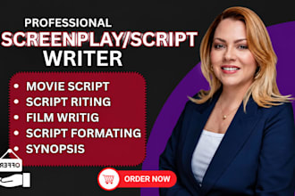 proofread, edit and format screenplay feature movie script film script editing