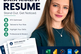 create an ats optimized data analyst resume tailored to your target role