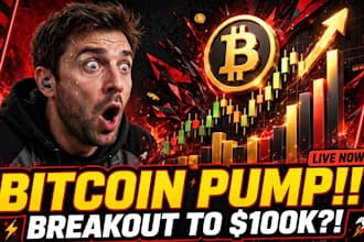 design viral crypto social media posts and thumbnails