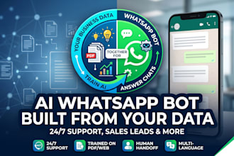 do a first level support ai chatbot using whatsapp