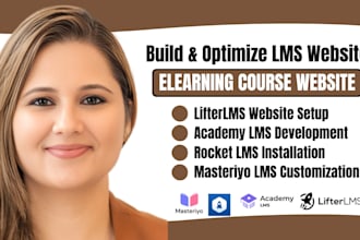 build lms website using lifter lms, academy lms, masteriyo lms and rocket lms