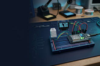 integrate esp32 with sensors and cloud dashboards