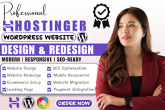 hostinger wordpress website hostinger website design hostinger website redesign