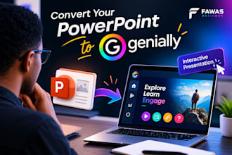 convert powerpoint to an interactive genially presentation