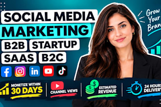 social medial marketing for startups saas b2b b2c