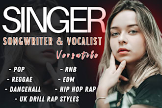 female rapper ghostwriter uk drill rapper hip hop rapper songwriter female vocal