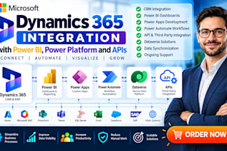 integrate dynamics 365 with power bi power platform and apis