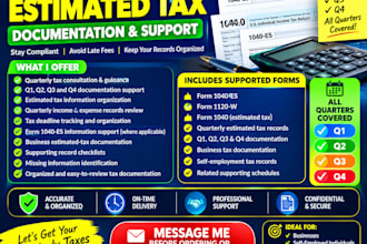 prepare special irs business tax forms and corporate documentation