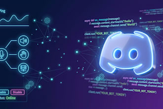 code a custom discord bot in python