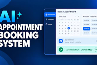 build an ai appointment booking system for your business
