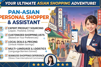 help personal shopper in thailand japan and china for any product
