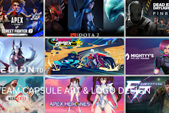 design steam capsule art game art steam capsule steam artwork  game banner art