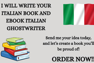 write your italian book and ebook italian ghostwriter