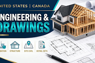 be your civil and structural engineer for structural and permit drawings