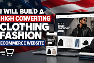 build a high converting clothing fashion ecommerce website