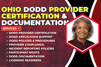 do ohio dodd provider certification, policy and procedure, service plan, mui UI