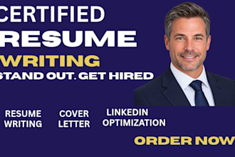 executive resume, CV and cover letter