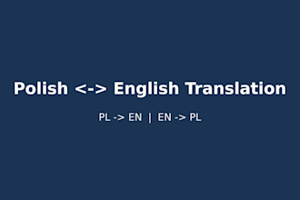 translate your text between polish and english