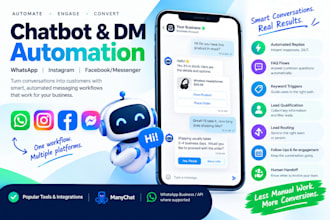 automate whatsapp ig fb messenger dms with whatsapp chatbot follow up workflows