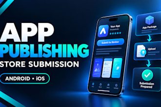 publish your app on google play store and apple app store console and transfer