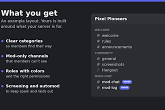 set up your discord server with roles, bots and security