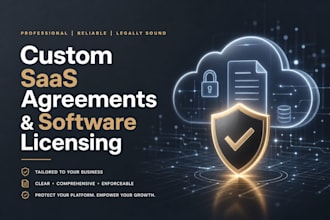 write a comprehensive saas agreement and software licensing contract