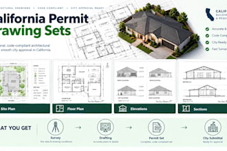 draw california permit plans for city approval