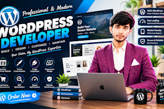 build design redesign or clone professional wordpresswebsite