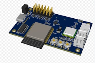 create esp32 power supply pcb, usb c, battery charging power management design