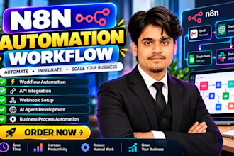 build n8n ai agent, n8n automation, n8n workflow, or ai workflow automation