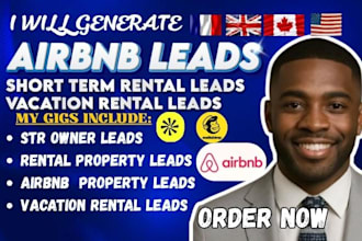 generate targeted airbnb leads, vacation rental leads property management leads