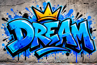 create a custom graffiti artwork for you