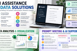 provide ai assistance, data analysis and ai content solutions