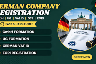 register your company in germany with vat oss eori gmbh
