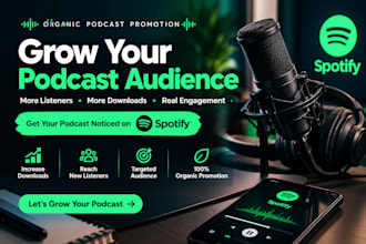 do organic podcast promotion increase download spotify promotion spotify podcast