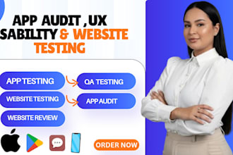 do app testing, website testing and review on android, ios and iphone