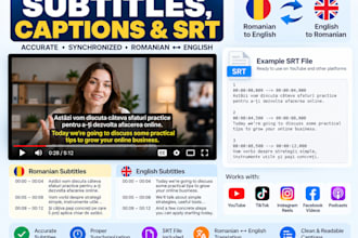 create subtitles captions and srt files for your videos