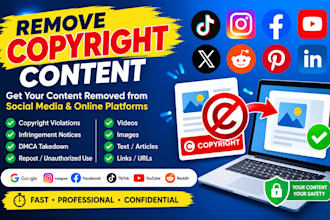 remove copyright infringement and leaked content under dmca