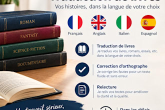 je vais traduire votre livre rapidement et avec précision