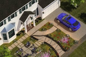 design backyard landscape, garden design, pool design and patio design