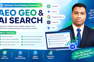 optimize your content for aeo GEO and ai search