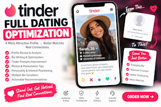 do tinder bio dating optimization