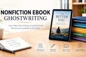 ghostwrite your nonfiction ebook for amazon KDP