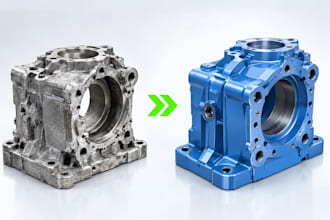 do 3d scan to cad for custom parts, replacement parts, gears, shafts and housing