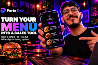 create a digital menu or whatsapp ordering system for your restaurant